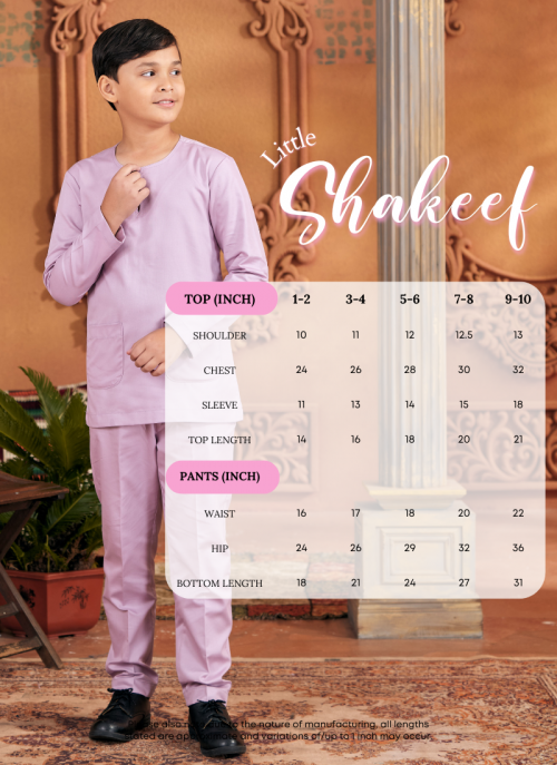 Baju Melayu Little Shakeef - Purple Lilac